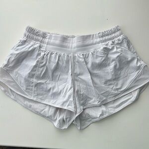 COPY - Lululemon White Hotty Hot Shorts